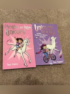 Phoebe and Her Unicorn Book Bundle - Pink & Purple Covers
